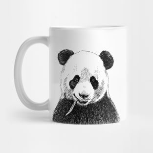 Panda Head Print Mug